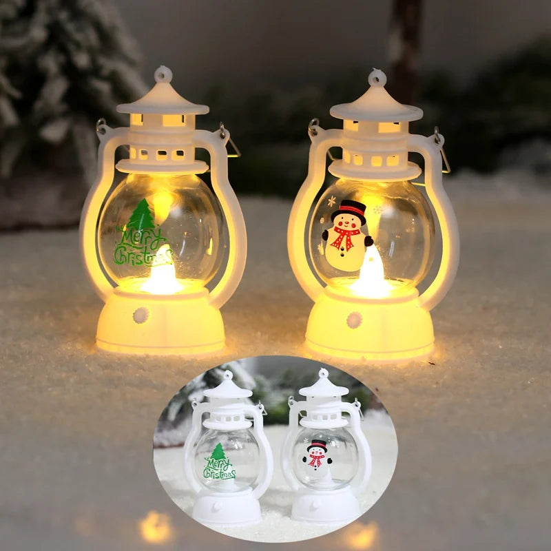Festão de natal luz led papai noel feliz natal decorações para casa 2024 ornamento de natal navidad noel presentes ano novo 2025
