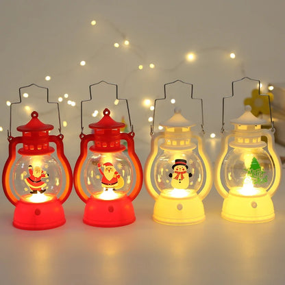Festão de natal luz led papai noel feliz natal decorações para casa 2024 ornamento de natal navidad noel presentes ano novo 2025