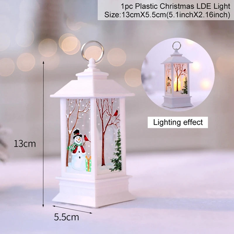 Festão de natal luz led papai noel feliz natal decorações para casa 2024 ornamento de natal navidad noel presentes ano novo 2025