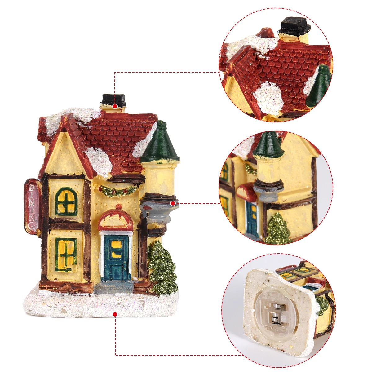 Festão de natal luz led papai noel feliz natal decorações para casa 2024 ornamento de natal navidad noel presentes ano novo 2025