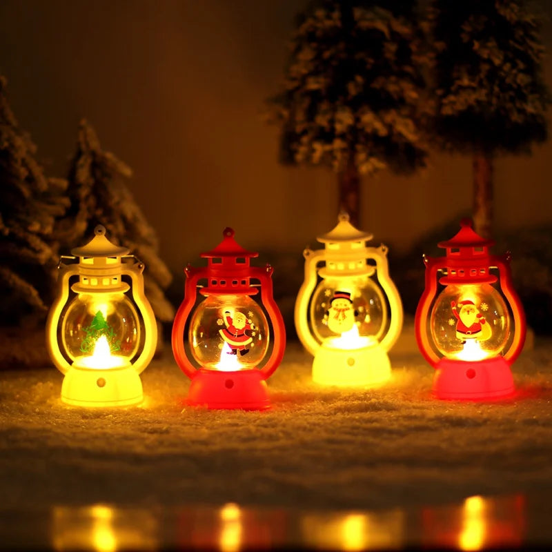 Festão de natal luz led papai noel feliz natal decorações para casa 2024 ornamento de natal navidad noel presentes ano novo 2025