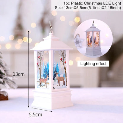 Festão de natal luz led papai noel feliz natal decorações para casa 2024 ornamento de natal navidad noel presentes ano novo 2025