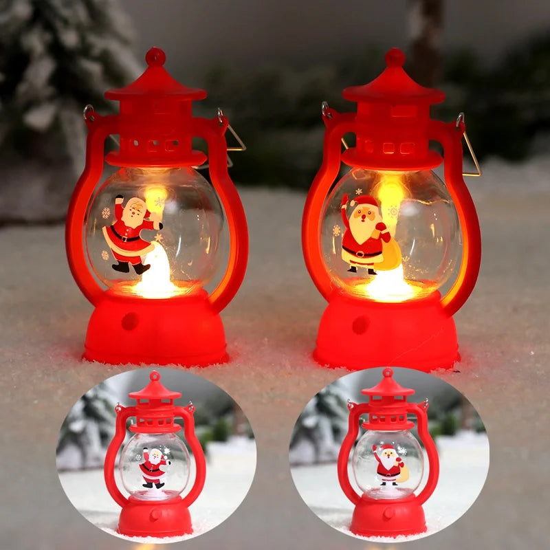 Festão de natal luz led papai noel feliz natal decorações para casa 2024 ornamento de natal navidad noel presentes ano novo 2025