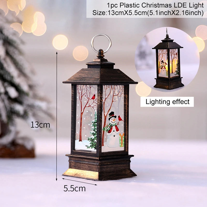 Festão de natal luz led papai noel feliz natal decorações para casa 2024 ornamento de natal navidad noel presentes ano novo 2025