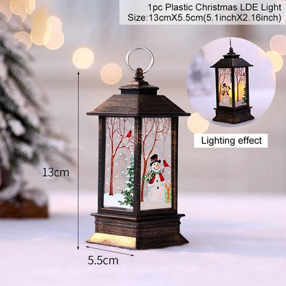 Festão de natal luz led papai noel feliz natal decorações para casa 2024 ornamento de natal navidad noel presentes ano novo 2025