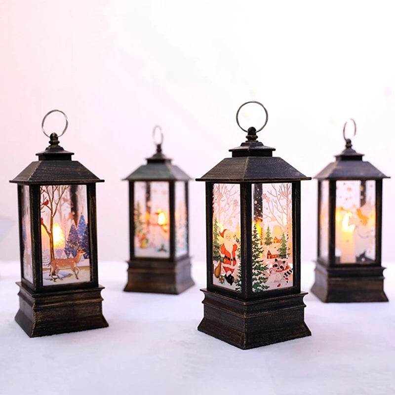 Festão de natal luz led papai noel feliz natal decorações para casa 2024 ornamento de natal navidad noel presentes ano novo 2025