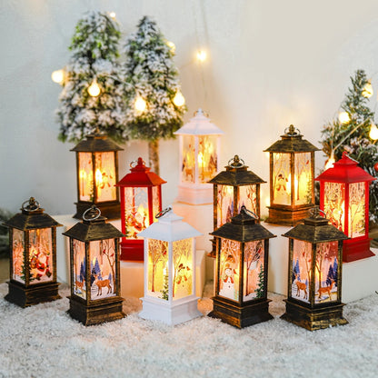 Festão de natal luz led papai noel feliz natal decorações para casa 2024 ornamento de natal navidad noel presentes ano novo 2025