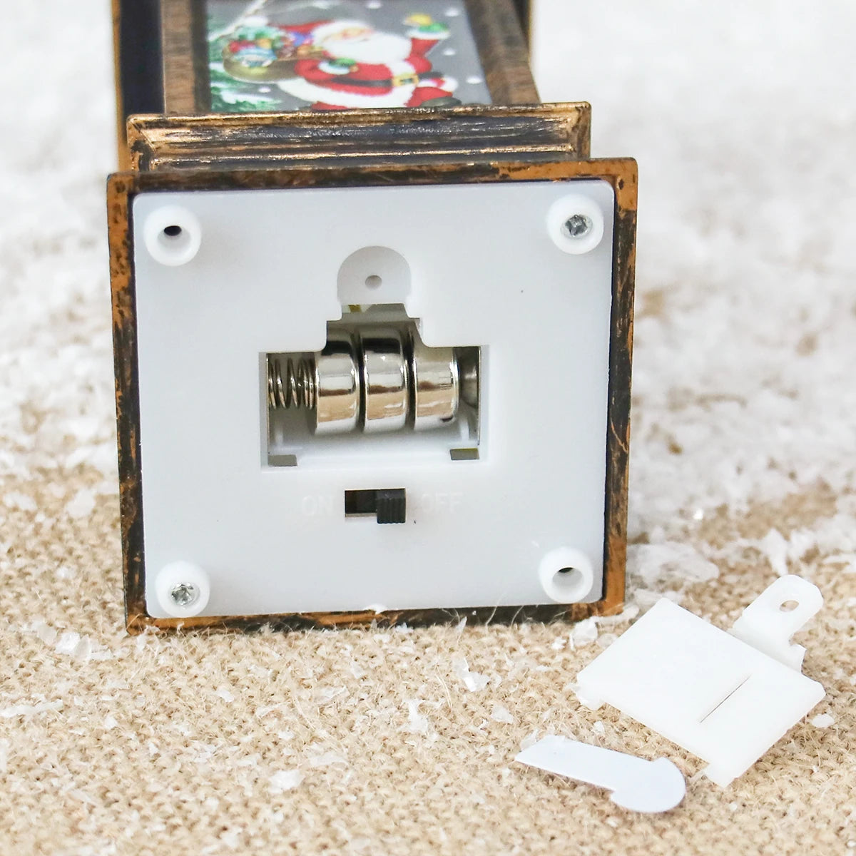 Festão de natal luz led papai noel feliz natal decorações para casa 2024 ornamento de natal navidad noel presentes ano novo 2025
