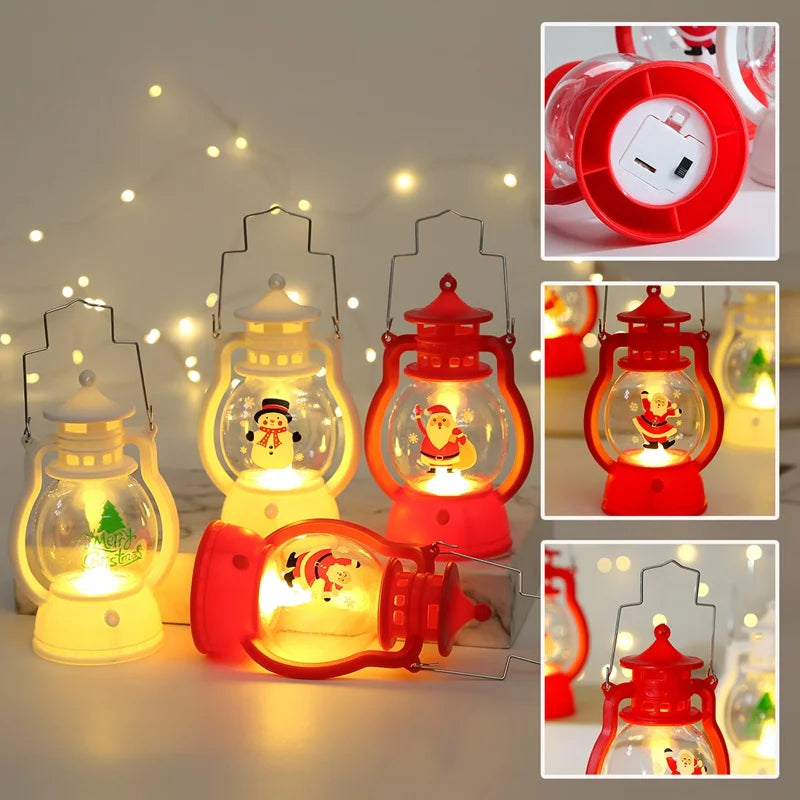 Festão de natal luz led papai noel feliz natal decorações para casa 2024 ornamento de natal navidad noel presentes ano novo 2025