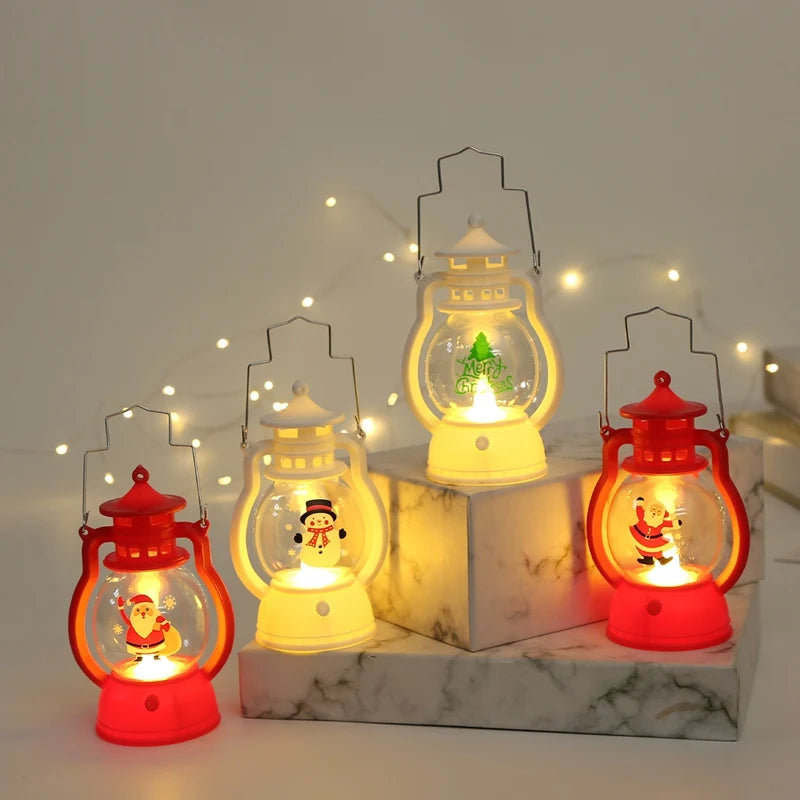 Festão de natal luz led papai noel feliz natal decorações para casa 2024 ornamento de natal navidad noel presentes ano novo 2025