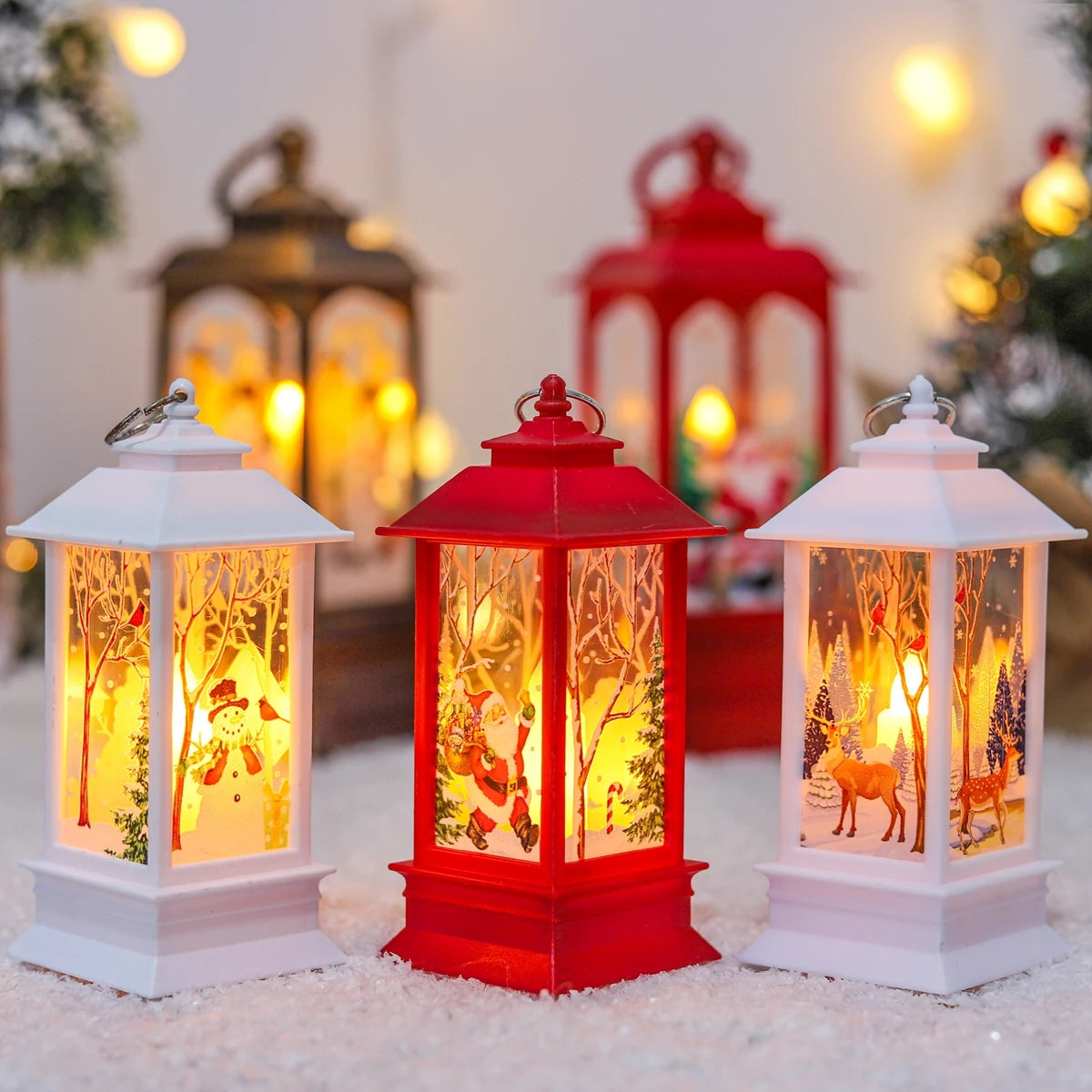 Festão de natal luz led papai noel feliz natal decorações para casa 2024 ornamento de natal navidad noel presentes ano novo 2025